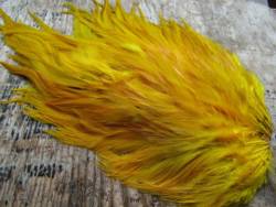 Irish Fly Supplies Domestic Cock Saddle - Golden Olive