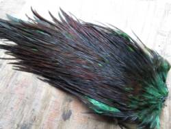 Irish Fly Supplies Domestic Cock Saddle - Ballinderry Olive