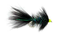 Shimmer Bugger Black & Chartreuse Bead