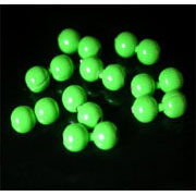 Flybox® Bead Chain Eyes - Fluo Lime 3mm 24 pcs