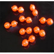 Flybox® Bead Chain Eyes - Fluo Orange 3mm 24 pcs