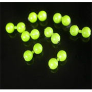 Flybox® Bead Chain Eyes - Fluo Chartreuse 3mm 24 pcs