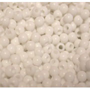 Flybox® Fluo Plastic 3mm Beads - Fl White 40pc