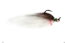Barbless Jiggy Fat Minnow Brown & White