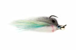 Barbless Jiggy Fat Minnow Grey & White