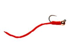 Bassett's Chenille Worm Red
