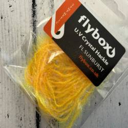Flybox® Medium Crystal Hackle UV - Fl Sunburst