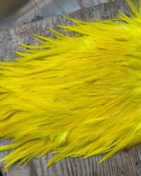 Irish Fly Supplies XL American Rooster Saddle - Yellow