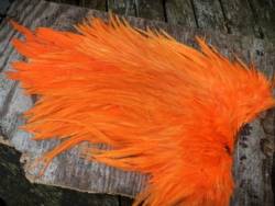 Irish Fly Supplies XL American Rooster Saddle - Orange