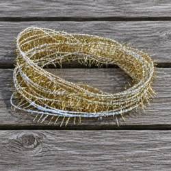 Flybox® Small Firework Hackle | 5mm - Dual Tone Gold/Silver * NEW