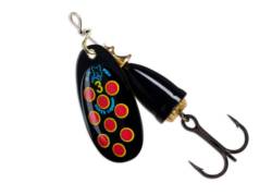 Blue Fox Vibrax Hot Pepper Spinners - Sz2 BYR Black Yellow Red 6g