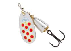 Blue Fox Vibrax Hot Pepper Spinners - Sz3 SYR Silver Yellow Red 8g