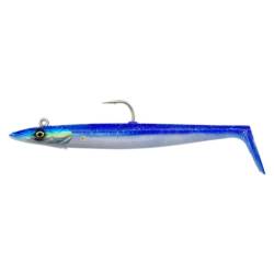 Savage Gear ® Sandeel V2 14CM 33G Sinking Blue Pearl Silver 2+1