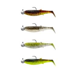 Savage Gear ® Cannibal Shad 12.5CM 20G+12.5G #5/0 Clearwater Mix 4+4PCS