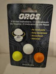Oros Strike Indicator 3-Pack - Medium 3 Colours 21mm COW Chartreuse, Orange and White