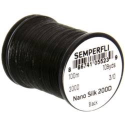Semperfli® Nano Silk 200D Black