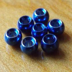 Flybox® Brass Hotheads - Mettallic Blue (20) (3.2mm)