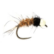 Barbless Tungsten SR White Head Hare's Ear Special