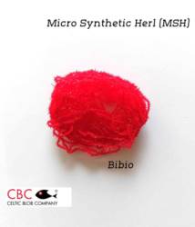 Celtic Blob Company® Micro Synthetic Herl - Bibio Red