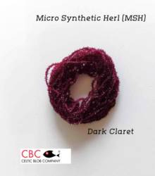 Celtic Blob Company® Micro Synthetic Herl - Dark Claret