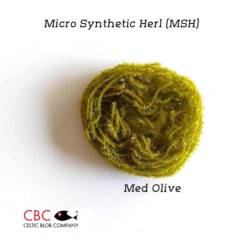 Celtic Blob Company® Micro Synthetic Herl - Medium Olive