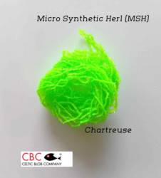 Celtic Blob Company® Micro Synthetic Herl - Chartreuse