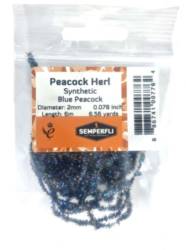 Semperfli® Synthetic Peacock Herl 2mm Extra Small Blue Peacock