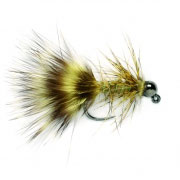 Barbless Tungsten Nugget Jig Bugger Olive