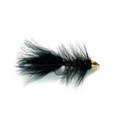 Barbless Tungsten Bullet Black Woolly Bugger