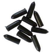 Swing Tubes 10mm - 10 Pcs - Black