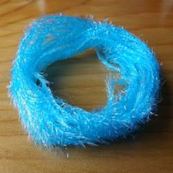 Flybox® Small Crystal Hackle 5mm - Kingfisher Blue