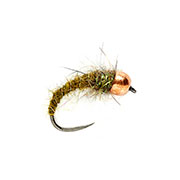 Barbless Tungsten KJ Olive Grub
