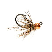 Barbless Tungsten KJ March Brown Jig