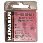 Kamasan B981 Hooks (From Leeda) (10) - Barbless