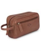Hoggs of Fife Monarch Leather Wash Bag 