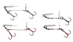 Savage Gear ® Carbon 49 Corkscrew Stinger 1/0 23KG 2PCS