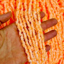 Upavon Atomic Egg Chenille - Hazard Orange