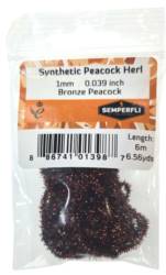 Semperfli® Synthetic Peacock Herl 1mm Micro Bronze Peacock