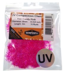 Semperfli® 8mm Competition UV Chenille - Hot Candy Pink