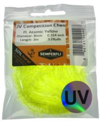 Semperfli® 8mm Competition UV Chenille - Fl Atomic Yellow