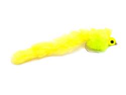 Fario Fly Lemon and Lime Eggstacy Worm - Barbless