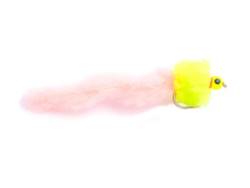 Fario Fly Rubarb and Custard Eggstacy Worm - Barbless