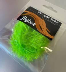 Flybox® Medium Crystal Hackle UV - Fl Chartreuse