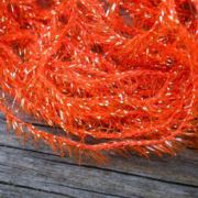 Flybox® Small Shimmer Hackle  - Ultimate Fire Orange