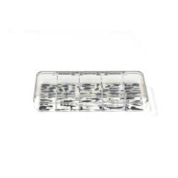 Vision® 5 Compartment Clear Tube Fly Box - V108
