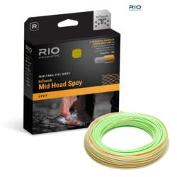Rio® Intouch Mid Head Spey Fly Line (Green/Orange/Straw) MSPEY