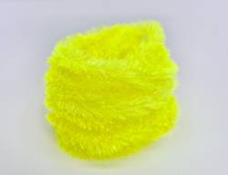 Chuck N Duck 15mm Fine Stretch Core Blob Fritz - Hydro Fly Yellow