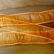 Flybox® Single Wave Pseudo Hackle - Fl Orange