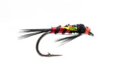 Fario Fly Black and Red Diawl Bach