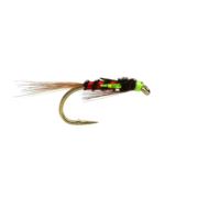 Fario Fly Olive and Red Holo Diawl Bach